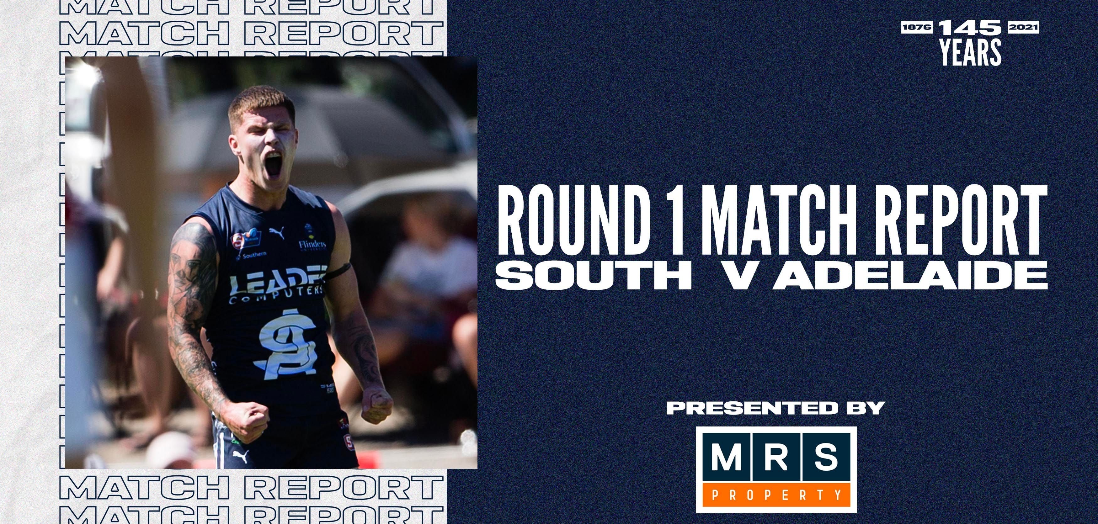MRS Property Match Report Round 1: vs Adelaide MRS Property Match Report Round 1: vs Adelaide